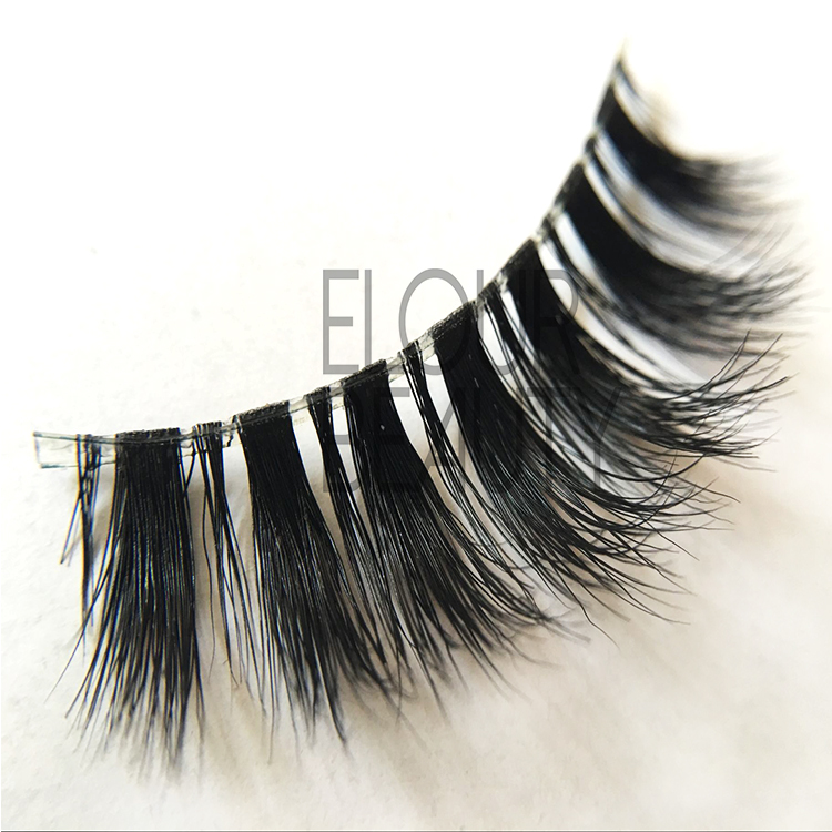 Top quality invisible band mink 3d beauty lash EJ48